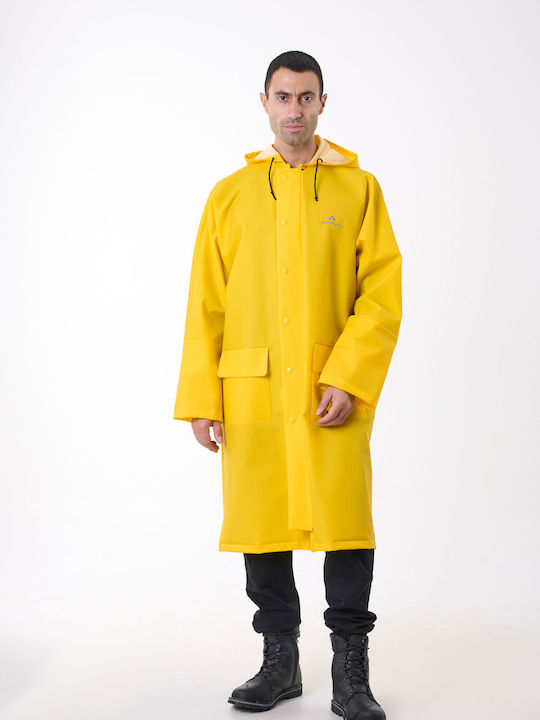 Anorak Αδιάβροχη Καπαρντίνα Strutter Flex X-long Κίτρινο