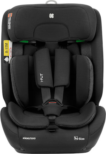 Kikka Boo i-Flit Baby Car Seat i-Size with Isofix Black 9-36 kg