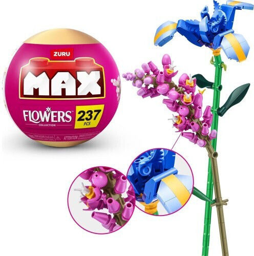 Zuru Max Build Building Blocks Garden Long Flowers for 3+ Years Various Designs 1pc