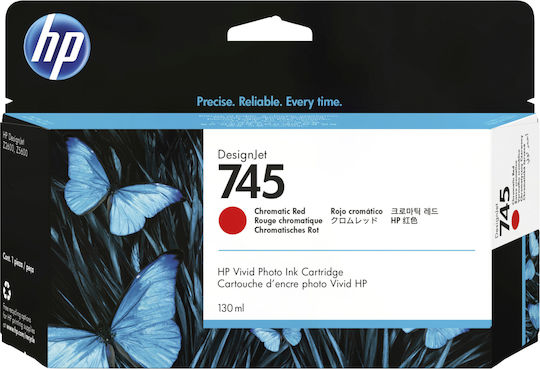 HP 745 Original Cerneală Imprimantă InkJet Roșu (F9K00A)