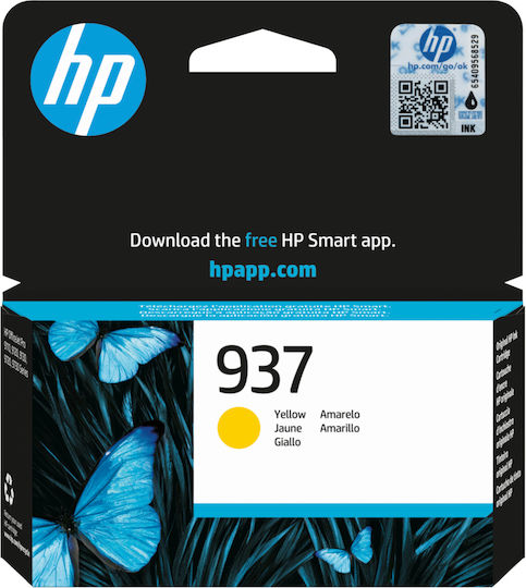 HP 937 Original InkJet Printer Ink Yellow (4S6W4NE)
