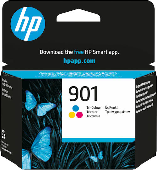 HP 901 Original Cerneală Imprimantă InkJet Multiplu (culoare) (CC656AE)