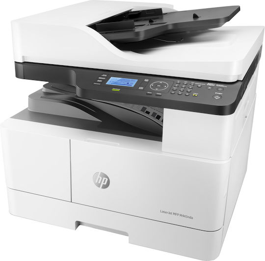 HP LaserJet M443nda Ασπρόμαυρο Φωτοτυπικό A3 με Αυτόματο Τροφοδότη Φύλλων (ADF) και Σάρωση Διπλής Όψης