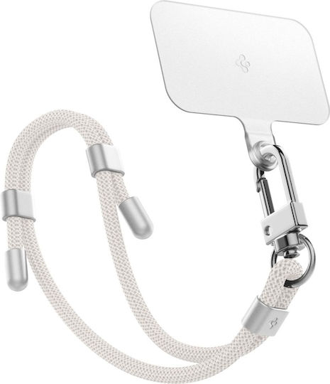 Spigen Universal Strap Set Crossbody & Wrist Pearl White