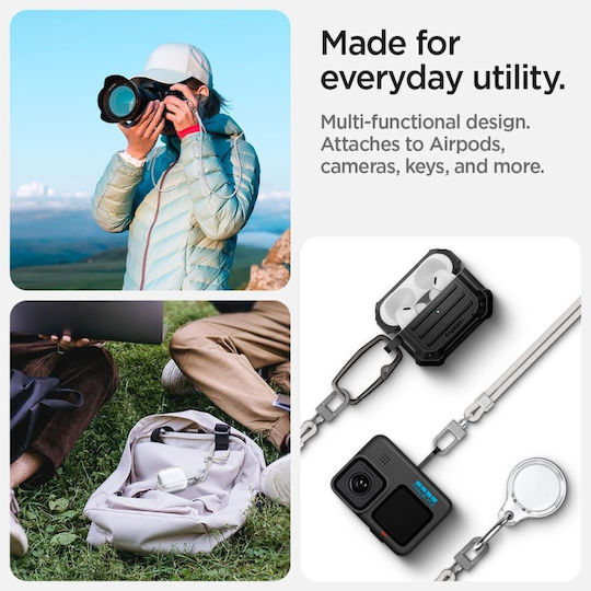 Spigen Universal Strap Set Crossbody & Wrist Pearl White