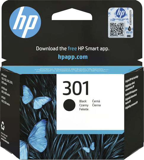 HP 301 Original InkJet Printer Ink Black (CH561EE)