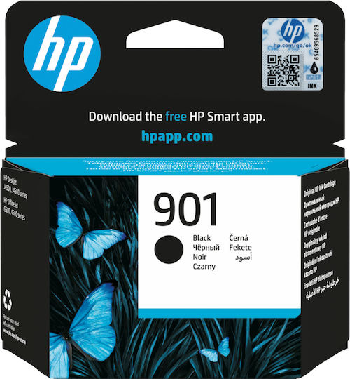 HP 901 Γνήσιο Μελάνι Εκτυπωτή InkJet Μαύρο (CC653AE)