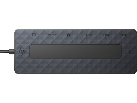 HP USB-C Docking Station με HDMI/DisplayPort Ethernet Μαύρο (50H98AA)