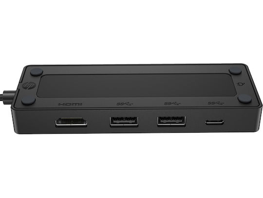 HP Travel Hub G3 USB-C Docking Station με HDMI 4K PD Μαύρο