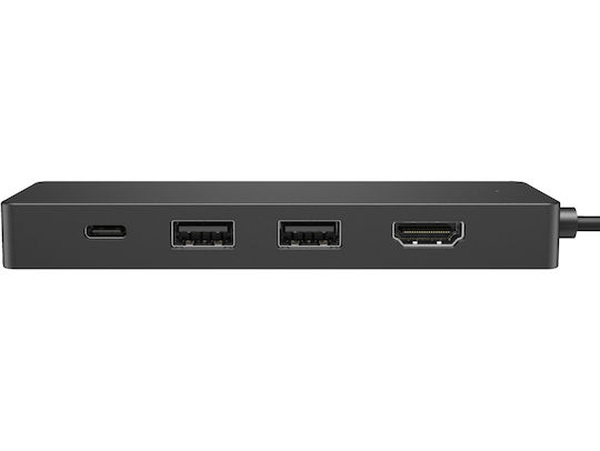 HP Travel Hub G3 USB-C Docking Station with HDMI 4K PD Black