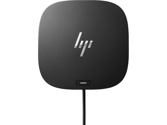 HP G5 USB-C Docking Station with HDMI/DisplayPort 4K PD Ethernet and Support for 2 Monitors Black