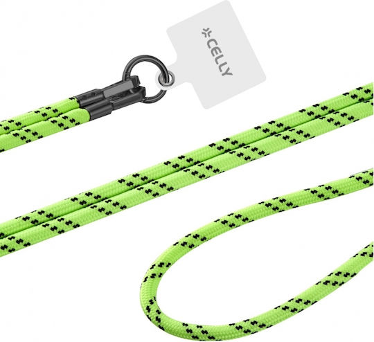 Celly Phone Neck Strap Green