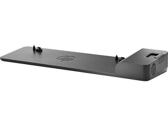 HP 2013 Ultraslim Dock Docking Station mit Ethernet und Verbindung 2 Monitore Schwarz
