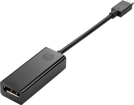 HP Μετατροπέας USB-C male σε DisplayPort female 1τμχ 4SH08AA