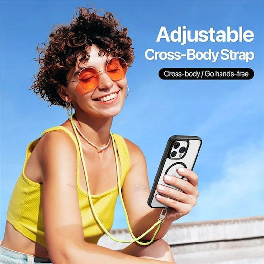 Dux Ducis Cross-body Neck Strap for Mobile Phones Green
