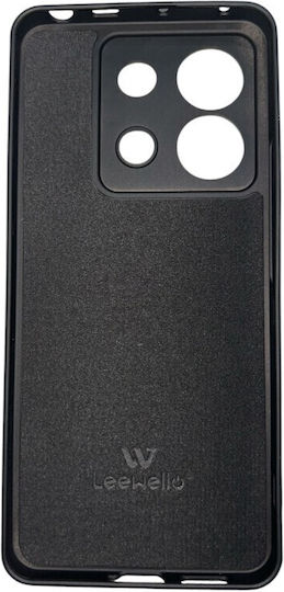 Redmi Back Cover Silicon / Tempered Glass 2mm Negru (Redmi A2)