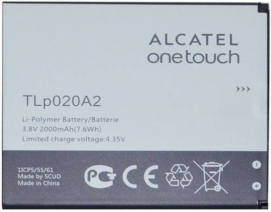 Alcatel TLP020C2 Replacement Battery 2000mAh for One Touch IdolX 6040D/6040X