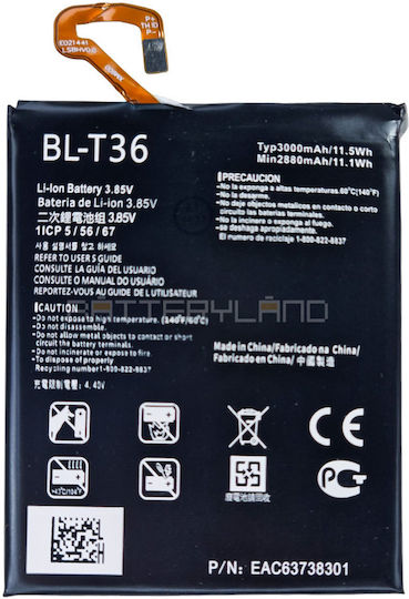 Baterie compatibilă de înlocuire 3000mAh pentru LG K11LG K11 X410