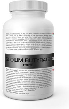 7Nutrition Sodium Butyrate Forte Ειδικό Συμπλήρωμα Διατροφής 60 φυτικές κάψουλες
