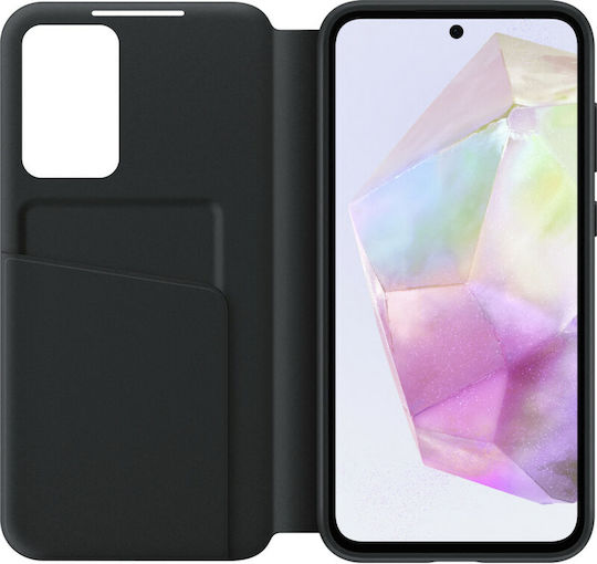 Samsung S View Wallet Plastic Black (Galaxy A35)