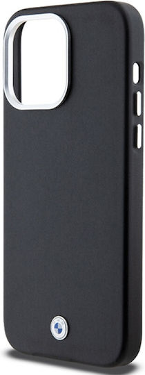 BMW Wrapped Back Cover Σιλικόνης / Πλαστικό / Δερμάτινο Μαύρο (iPhone 15 Pro Max)