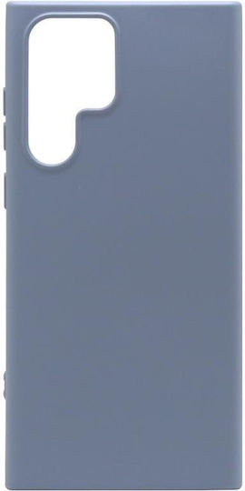iNOS Liquid Back Cover Σιλικόνης Γκρι / Μπλε (Galaxy S22 Ultra 5G)