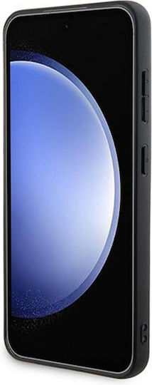 DKNY Pattern Umschlag Rückseite Synthetisches Leder / Leder Schwarz (Galaxy S24)