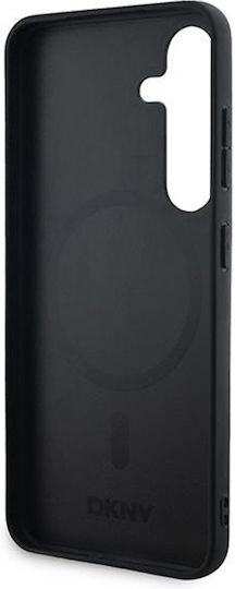 DKNY Pattern Umschlag Rückseite Synthetisches Leder / Leder Schwarz (Galaxy S24)