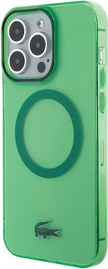 Lacoste Back Cover Πλαστικό Πράσινο (iPhone 15 Pro Max)