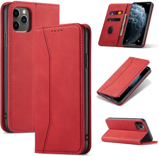 Bodycell Book Synthetic Leather / Leather Red (Realme GT 6 / GT 6T)