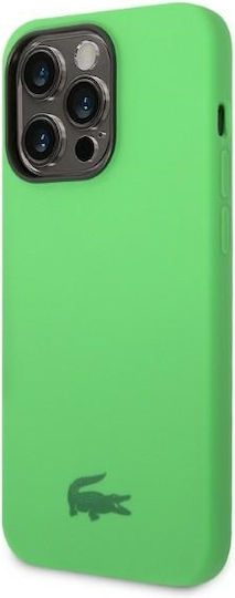 Lacoste Silicone Silicone Back Cover Πλαστικό Πράσινο (iPhone 14 Pro Max)