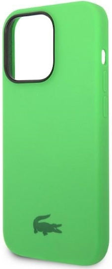 Lacoste Silicone Silicone Back Cover Πλαστικό Πράσινο (iPhone 14 Pro Max)