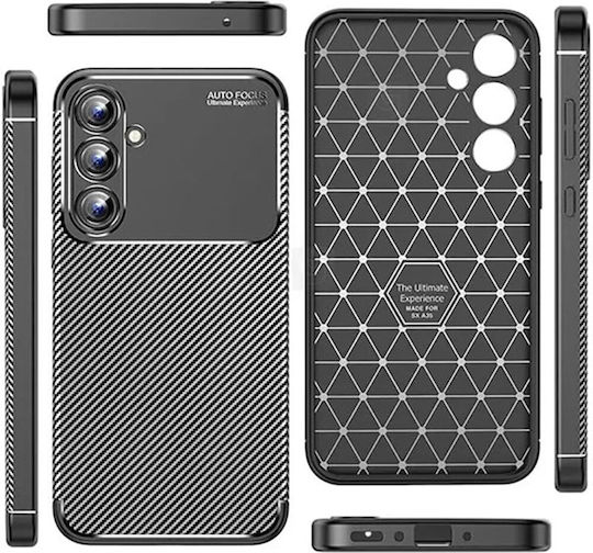 Techsuit Umschlag Rückseite Silikon Schwarz (Samsung Galaxy A16 - Techsuit)