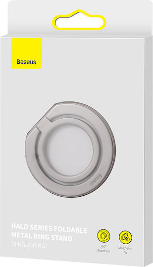 Baseus Halo Ring Holder Κινητού σε Γκρι χρώμα