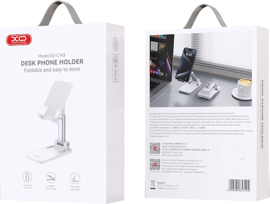 XO C143 Desk Stand for Mobile in White color