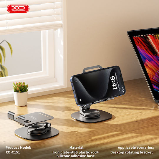 XO Desk Stand for Mobile in Black color C151