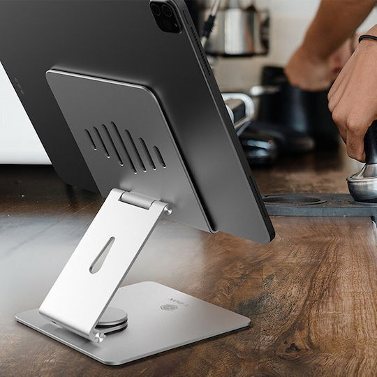 Icy Box Mobile Stand with Arm in Silver color Ib-th200-r