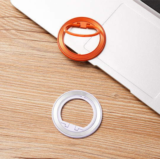 Techsuit Magsafe Phone Ring Mpr2 Round Shape Aluminium Alloy Orange