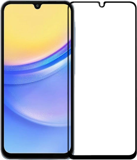 5D Full Glue Full Face Tempered Glass Μαύρο (Samsung Galaxy A16)