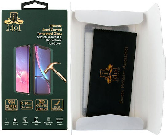 Idol 1991 3D 0.3mm Tempered Glass Μαύρο (Oppo Reno10 Pro)