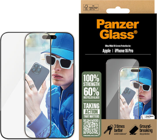 PanzerGlass Tempered Glass (iPhone 17 / 17 Pro / 16 Pro)