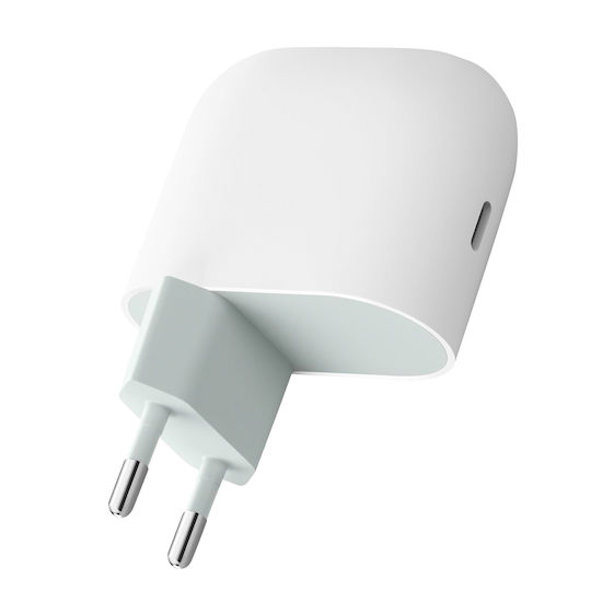 Google Φορτιστής Χωρίς Καλώδιο με Θύρα USB-C 45W Power Delivery Λευκός (GA05732-EU)