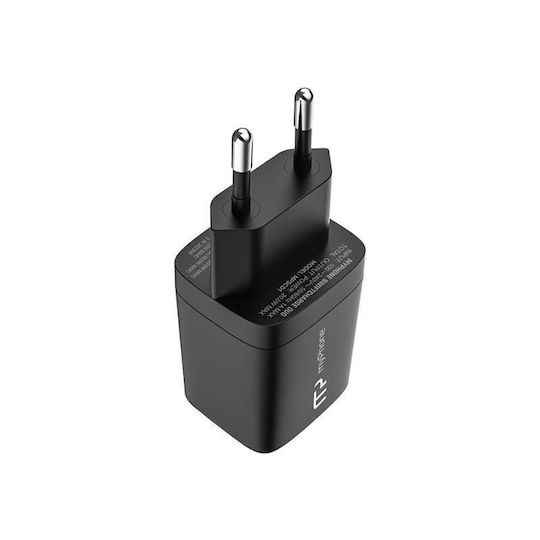 MyPhone Φορτιστής Χωρίς Καλώδιο 20W Power Delivery Μαύρος (351499)