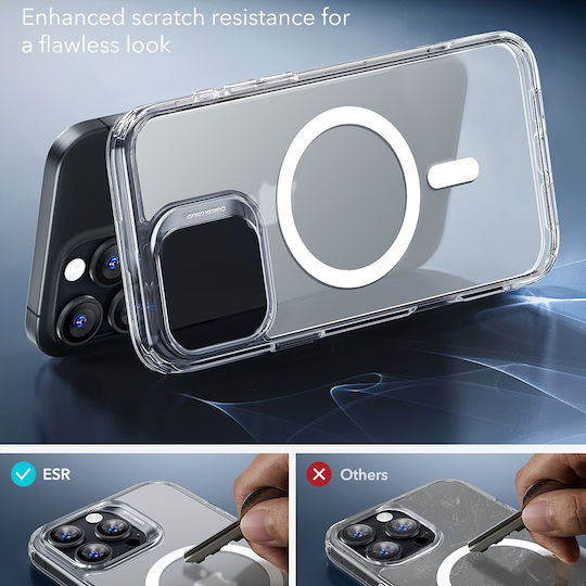 ESR Classic Hybrid Halolock Umschlag Rückseite Kunststoff / Silikon Frosted Clear (iPhone 17 Pro Max / iPhone 17 Pro / iPhone 16 Pro Max)