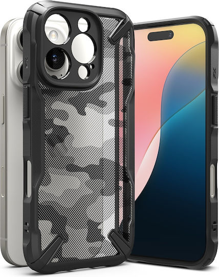 Ringke Fusion X Design Back Cover Black (iPhone 16 Pro Max)