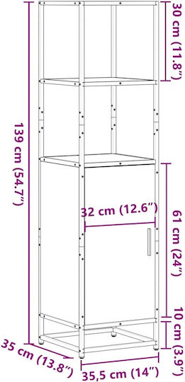 Cabinet de depozitare L35.5xW35xH139buc