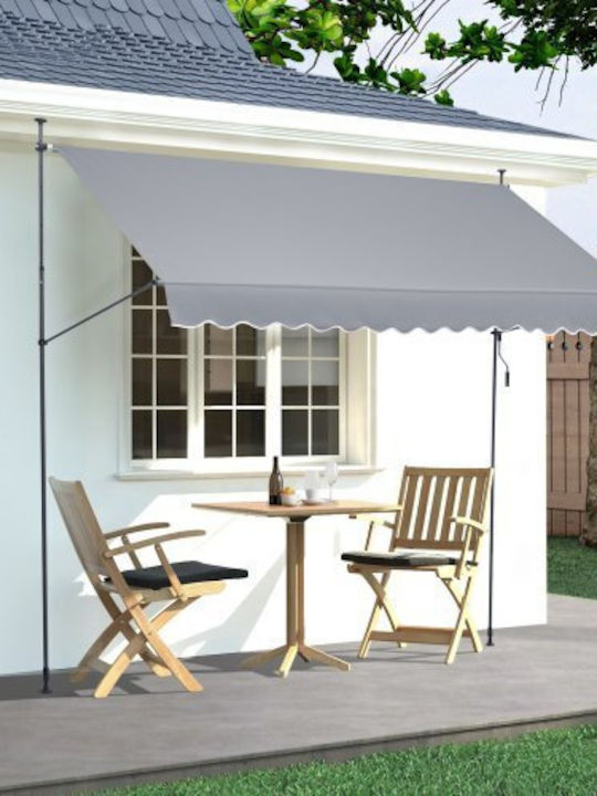 Vevor Zelt Terrasse Gray 4x1.2m