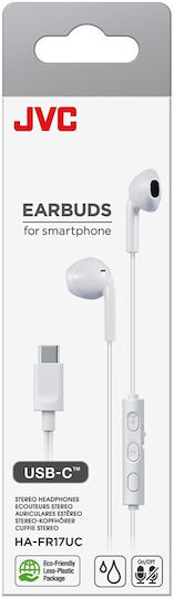 JVC Hafr17ucwu In-Ear Freisprecheinrichtung Kopfhörer mit USB-C Weiß