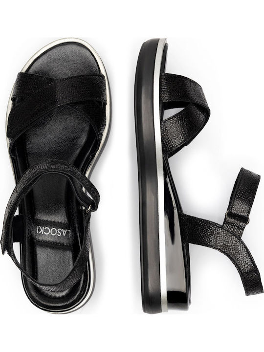 Sandale casual damă în Culoare Negru