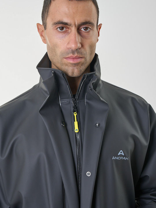 Anorak Work Jacket Reflective Black